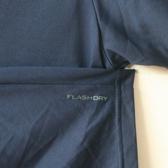 North Face Flashdry Tee - Navy Blue - Picture 3 of 7